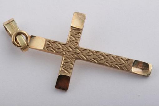 Goldkreuz Anhänger Kreuz in aus 333 er 8kt Gelbgold Gold Goldkreuze