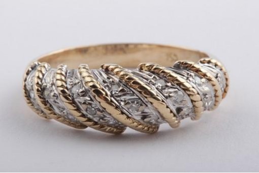 Brillant Diamant Ring in aus 750 er Gelbgold mit Brillanten Brillianten Gr 52