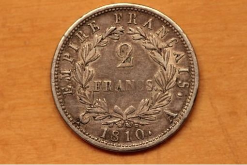 Silbermünze 2 Francs 1810 A Frankreich Napoléon silver coin