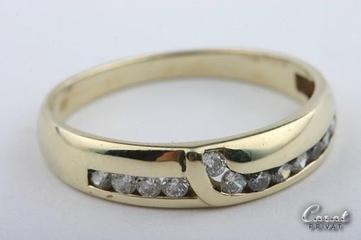 Ring mit Zirkonia 8kt 333 Gelbgold in Ringgröße Größe Gr55 
