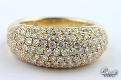 Brillant Diamant Ring 2ct in aus 750 er 18k Gelbgold mit Brillanten Brilliant
