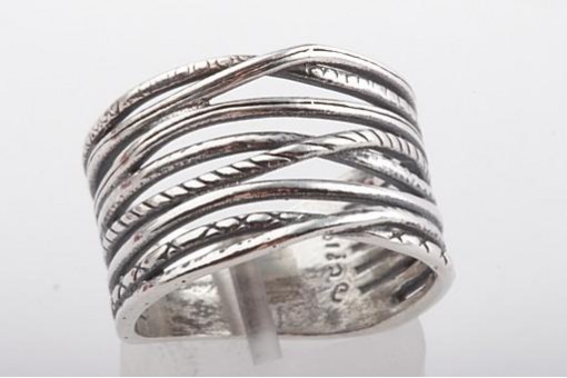 Ring in 925 er Sterling Silber Größe 59