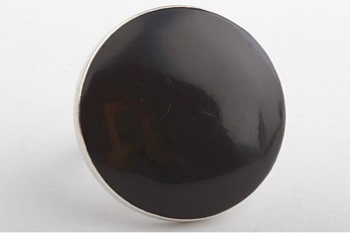 Ring in 925 er Sterling Silber mit Onyx