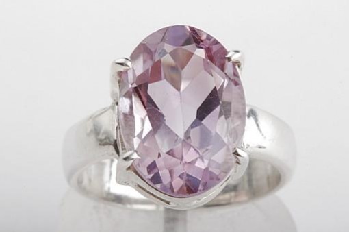  Ring in 925er Sterling Silber mit Amethyst