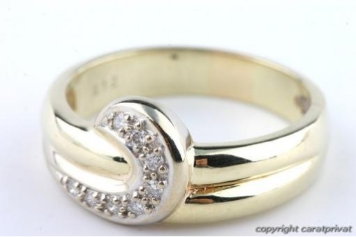 Brillant Diamant Ring in aus 585 er Gold mit Brillanten Brillianten diamonds