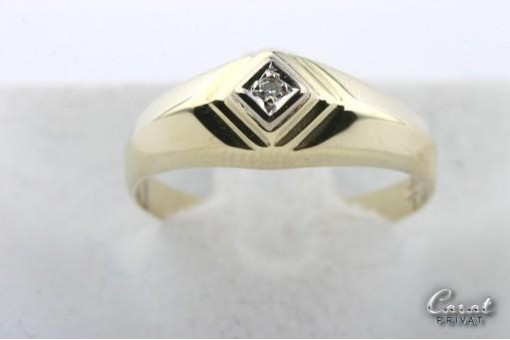 Brillant Diamant Ring aus 333 er 8k Gold mit Brillianten Brillanten diamond 55