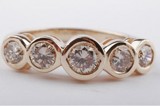 Brillant Diamant 1ct Ring 14 Karat 585 Gelbgold Größe 52 16,6 mm