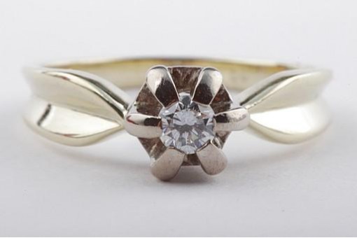 Brillant Diamant Ring 585 Gelbgold