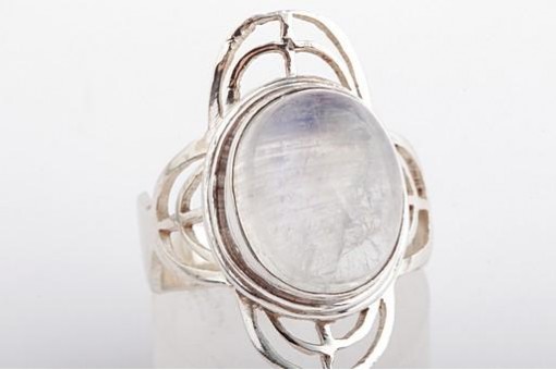 Bergkristall Ring 925 Sterling Silber