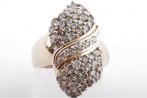 Brillant Diamant Ring 2,25ct Brillanten 585 14kt Gelb gold Gr 57