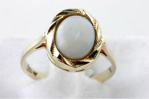 Opal Ring 333 8K Gelb Gold Gr. 55 17,5mm Top!