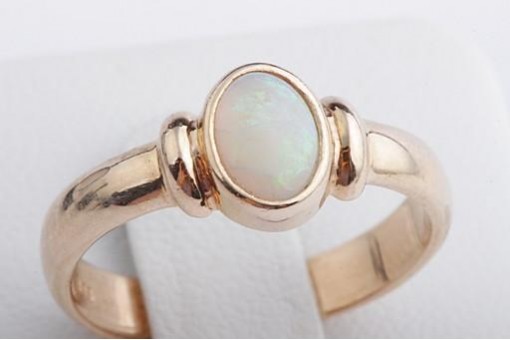 Opal Ring 333 8K Gelb Gold Gr. 55 Top!