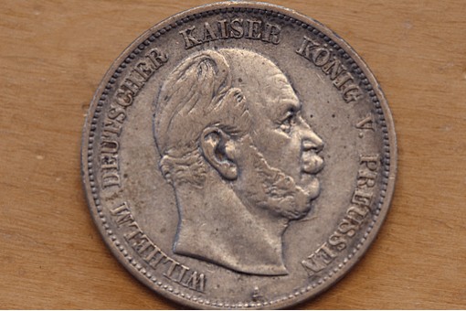 5 Mark 1874A Wilhelm I König von Preussen J. 97