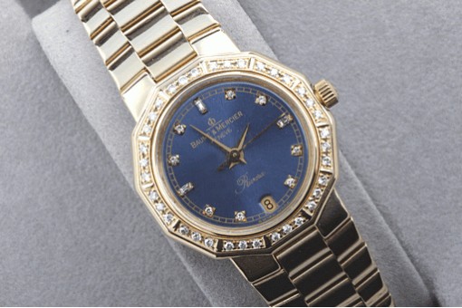 Baume & Mercier Riviera 18K Gold Diamant Diamond Lady Watch Ref. 83212