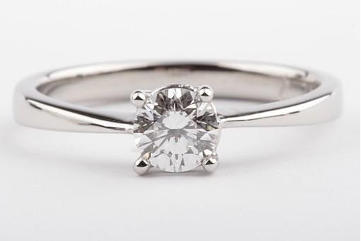 Brillant Diamant Ring 0,52ct River E lupenrein IF Solitär IGI 750 18K Gold