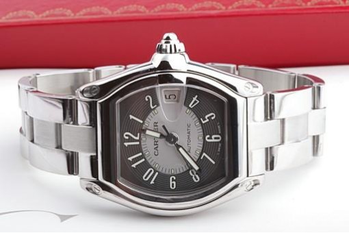 Cartier Roadster Stahl Ref. W62001V3 Papiere Box von 2002 Automatik