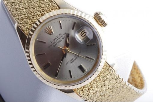 Rolex Datejust 26 18K Gold Damen 6517 v. 1968 überholt guter Zustand