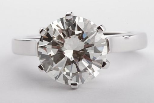 Brillant Diamant Ring Solitär 5ct 750 18K Weißgold mit DPL Expertise