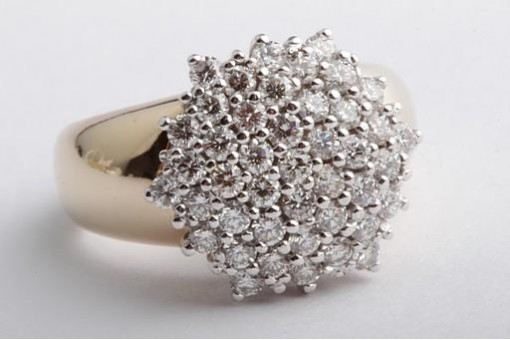 Brillant Diamant 1,07ct Ring 585 14K Gelb Gold Gr. 50 17,2mm