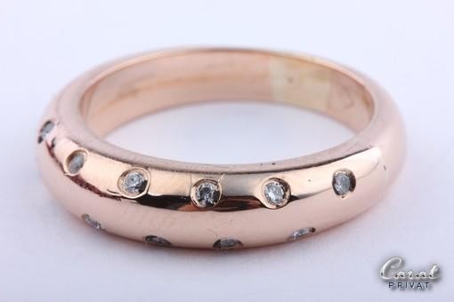 Brillantring 750 18K Gelb Gold Brillianten Gr 50 Top!