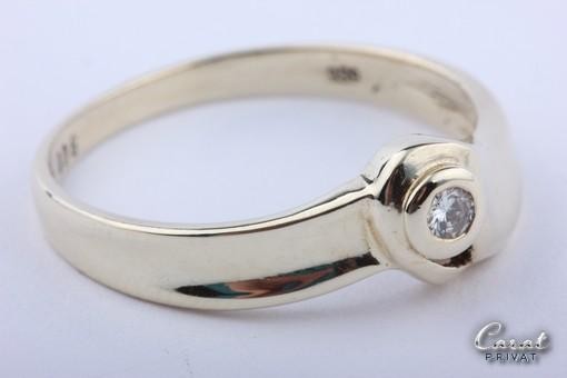 Brillantring Gold 14k 585 er Gelb Gold Vsi Gr 54 Top