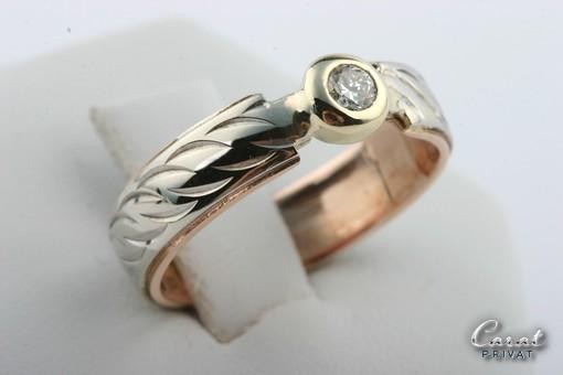 Brillant Diamant Ring Gelbgold 585 Solitär Brilliant Gr 53