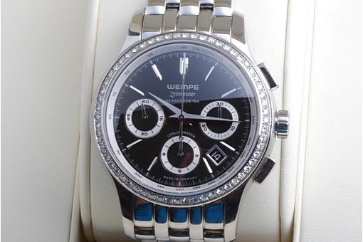 Wempe Zeitmeister Glashütte Chronometer Automatik Brillanten Diamanten