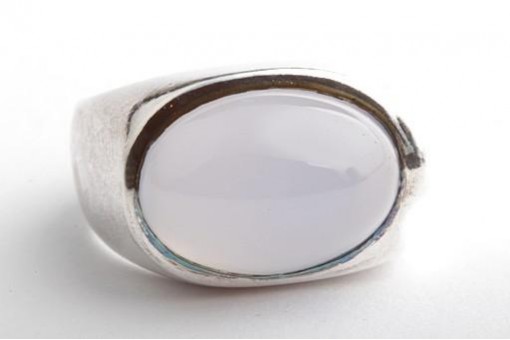 Ring mit großem Mondstein 925 Sterling Silber Gr. 62