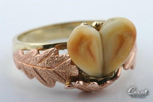 Grandl Ring 14k 585 Rot Gold Gelb Gold Bicolor Gold Gr. 62 Tracht
