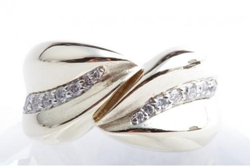 Edler Brillantring Brilliantring Diamantring 0,24ct 375 Gold Gelbgold Brillanten