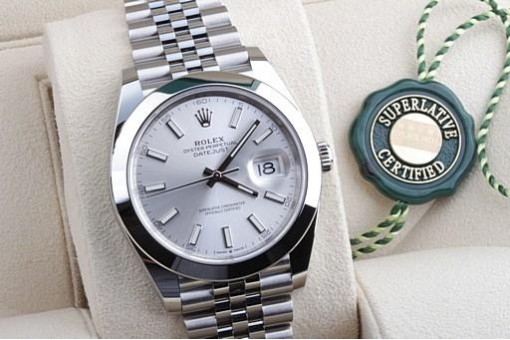 Rolex Datejust 41 Ref. 126300 Neu LC 100 Fullset Oyster Edelstahl v. 09/2022