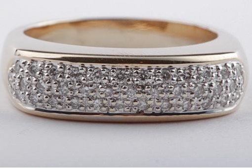 Brillant Diamant Ring 14kt 585 Gelbgold Christ Grösse 57