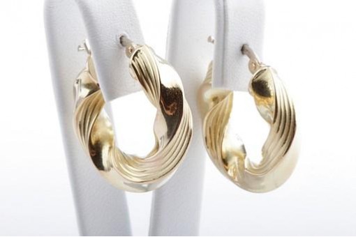 Creolen Kreolen Gold 750 er 18 Karat Gelb gold top!