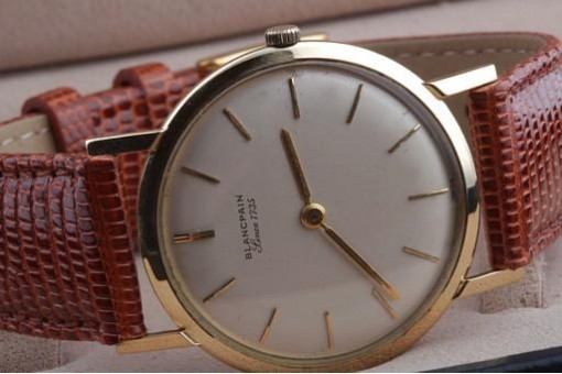 Blancpain Vintage Handaufzug 750 18kt Gelbgold Cal. R530 general&uuml;berholt.