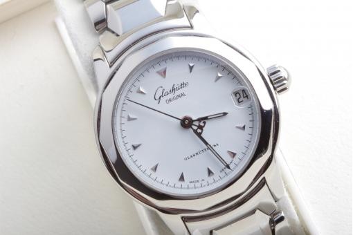 Glash&uuml;tte Original Lady Sport Automatik Edelstahl Full-Set v. 2003
