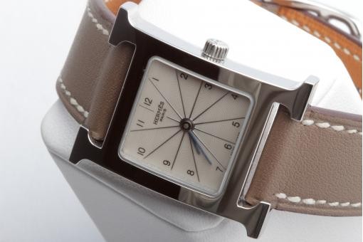 Herm&egrave;s Heure H Ref. HH.1.210 Topzustand ungetragen orig. Lederband