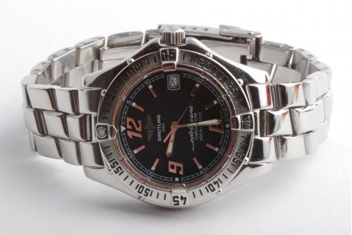Breitling Colt Oceane Lady Quarz 32mm Ref. A57350 Stahl Datum