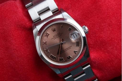 Rolex Lady Datejust 31mm Ref. 78240 LC100 Pink Roman Dial Full Set v.2003
