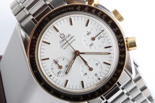 Omega Speedmaster Ref. 175.0032 Stahl Gold v. 1990 Papiere Kal. 1140