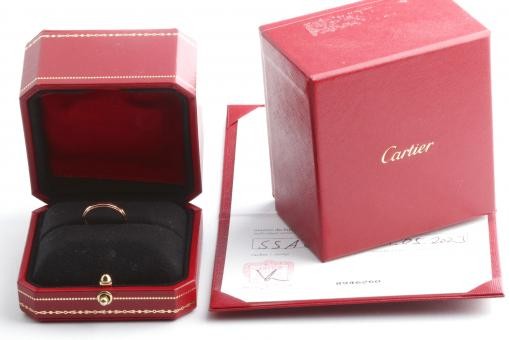 Cartier Ring Wedding Band D&acute;Amour Pink 750 18K Gold Gr. 52 Full-Set!
