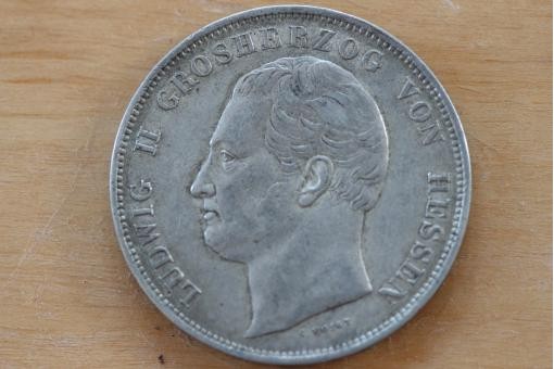 Hessen-Darmstadt Kronentaler 1836 Gro&szlig;herzog Ludwig II 1830-1848 ss+ J.33