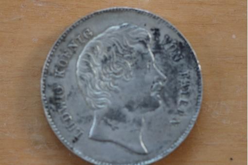 Bayern Kronentaler Ludwig I 1829 vz+