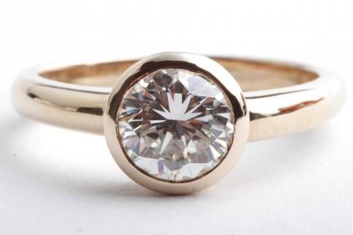 Solit&auml;r Brillant Diamant Ring 1,45ct H Si1 Gr&ouml;&szlig;e 57 &auml;nderbar DPL Expertise