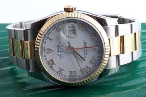 Rolex Datejust 36 Ref. 116233 Full-Set v. 2018 LC100 Stahl Gold Automatik